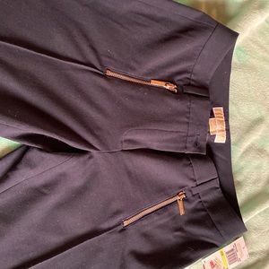 Navy Blue Michael Kors Straight Leg Pants w/ tags
